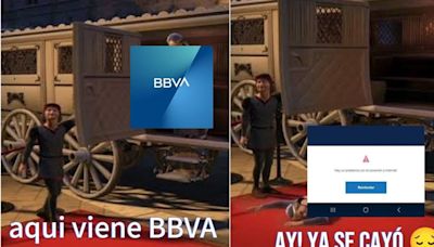 Fallas en app de BBVA desata ola de los mejores memes para evitar el enojo en plena quincena