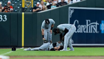 A collision, 2 ejections and defeat No. 109 for the Chicago White Sox in 9-0 loss to Baltimore Orioles