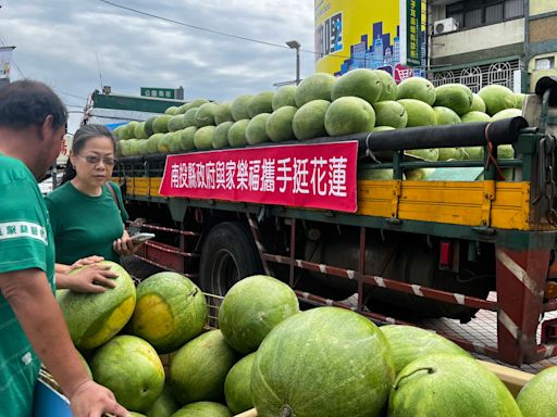 403強震感同身受 南投人熱心購買花蓮大西瓜助災區