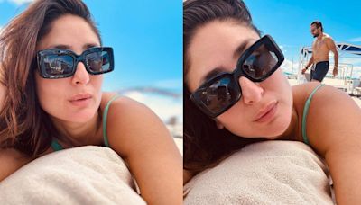 Kareena Kapoor drops stunning pictures from beach vacay with Saif Ali Khan as her photobomber