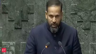 Former cricketer Yusuf Pathan sworn in as TMC MP in 18th Lok Sabha