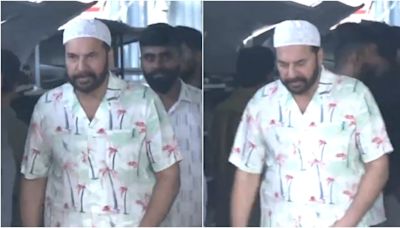 Mammootty offers prayers at Juma Masjid in Kochi on Eid-Ul-Adha 2024