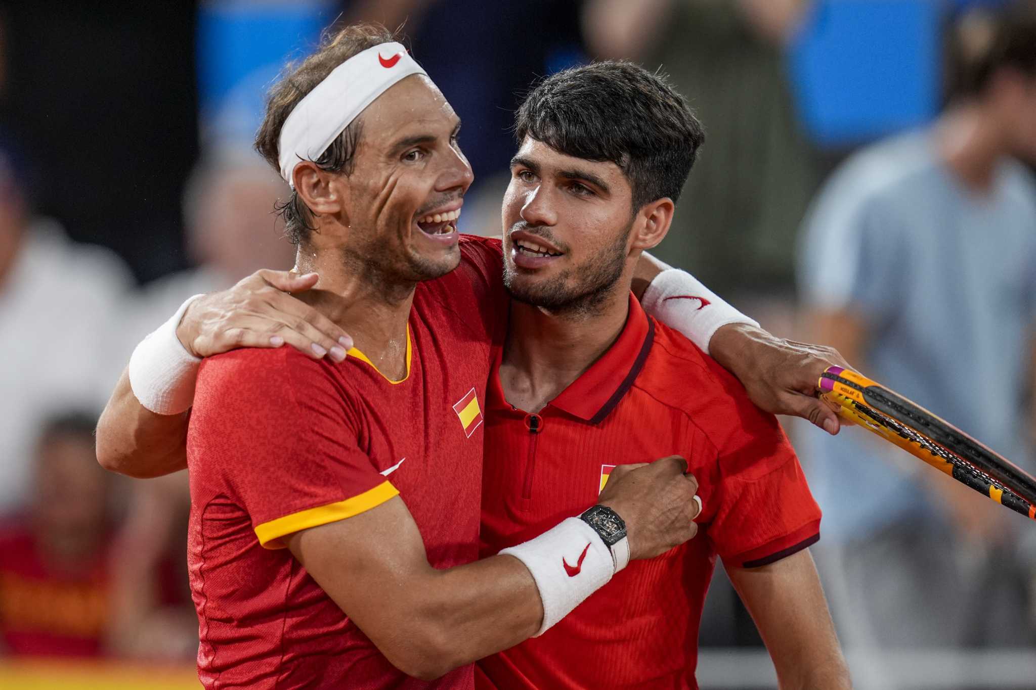 Rafael Nadal isn't sure whether he will play in Paris again after his Olympics end in a doubles loss