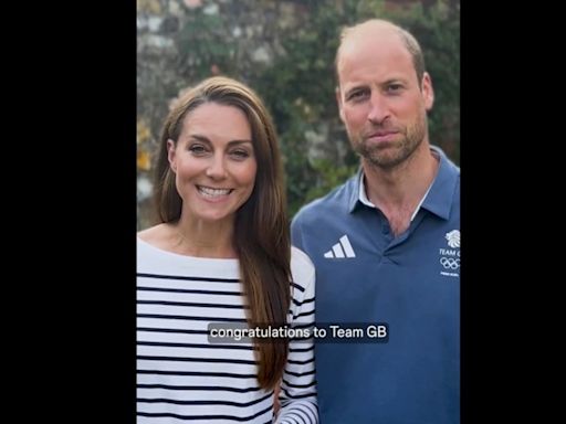 Kate Middleton volvió a mostrarse en medio de su tratamiento contra el cáncer: felicitó al equipo olímpico de Gran Bretaña