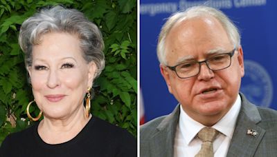 Bette Midler's Tim Walz age post takes off online