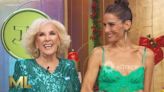 Mirtha Legrand y Juana Viale se unieron para despedir el 2022: la llamativa coincidencia en el look y la predicción de la diva para la final del Mundial