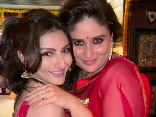 Kareena Kapoor kisses ‘beautiful’ nanad Soha Ali Khan in birthday post featuring Saif and others