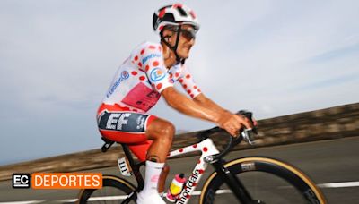 Richard Carapaz en el Tour de Francia, etapa 21