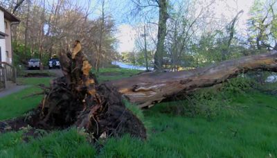 Powerful storms fire up in the Midwest with large hail and tornadoes