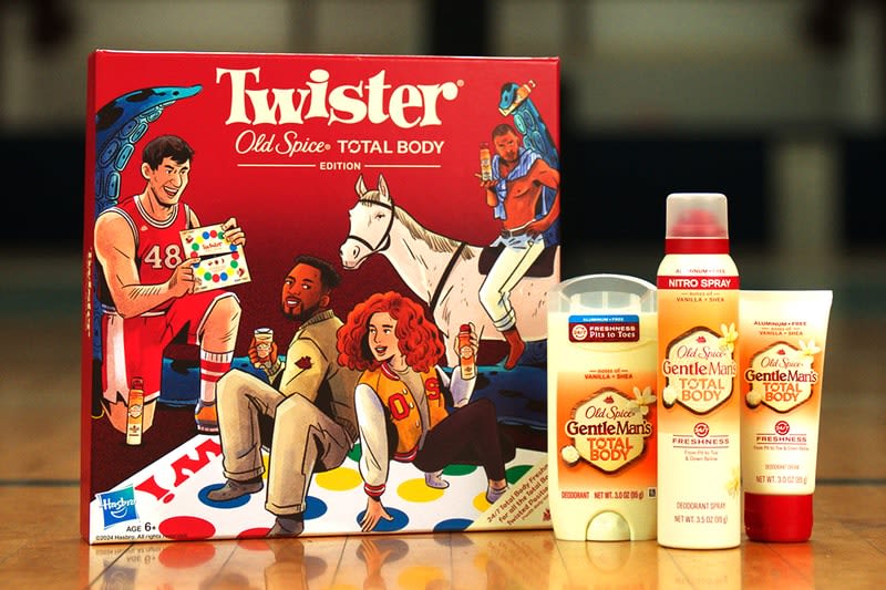 Old Spice Total Body Deodorant is Freshening Up Game Nights with Twister Collab