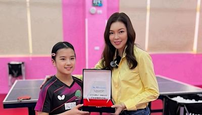 曾馨瑩見桌球小國手 約定「2028陪她征戰奧運」