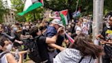 ‘They took down the U.S. flag.’ Pro-Palestinian protesters return to UNC encampment site