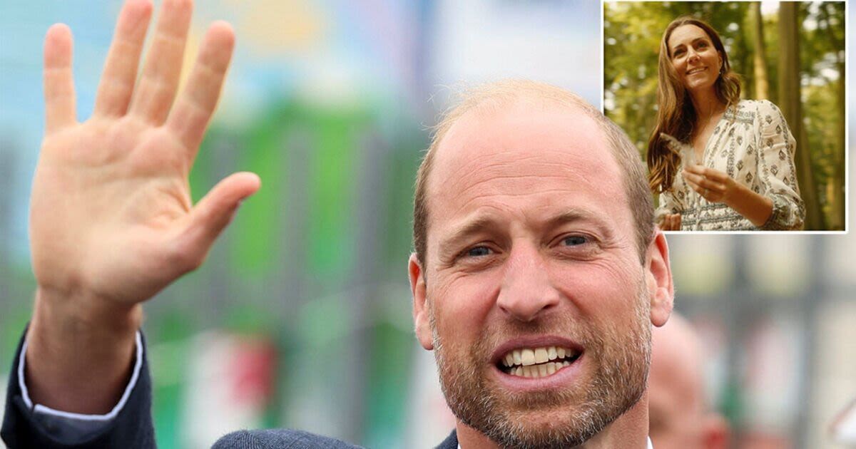 William gives 12-word update on Kate following video announcement