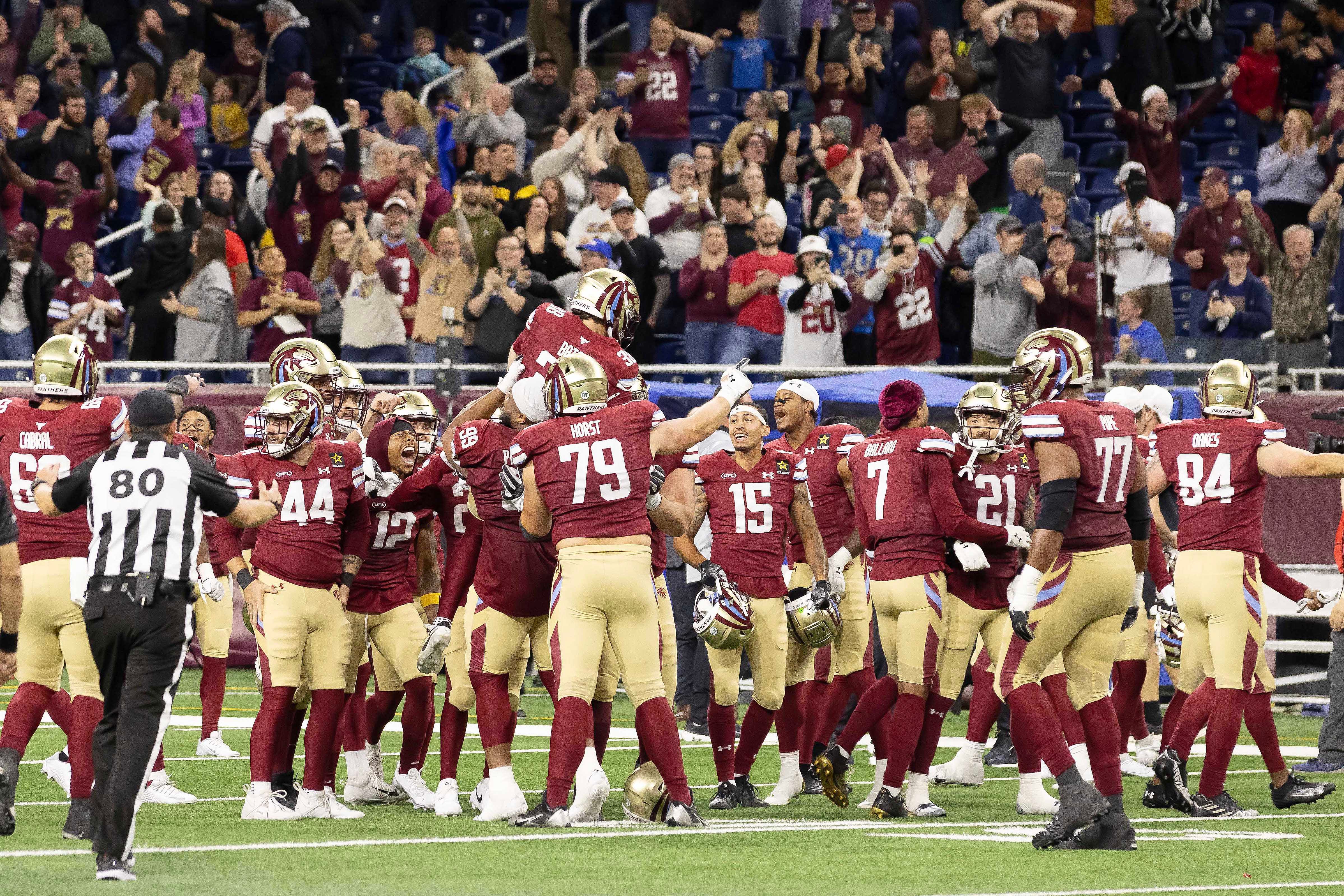 Jake Bates hits another game-winning field goal in Michigan Panthers' 28-27 win