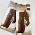 /期間限定/全新日本商品厚木ATSUGI豹紋+蝴蝶結短絲襪(厚)灰黑色