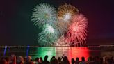 How is the winning nation chosen for the Celebration of Light fireworks? | Listed