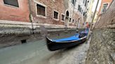 Venice's Famous Gondolas Trapped in the Mud Amid Historic Low Tides — See Photos