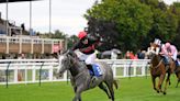 Ned Sangster wins the amateur riders race with Lady Wingalong