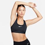 NIKE 運動內衣 女款 中度支撐 AS W NK SWSH MED SPT BRA 黑 DX6822-010