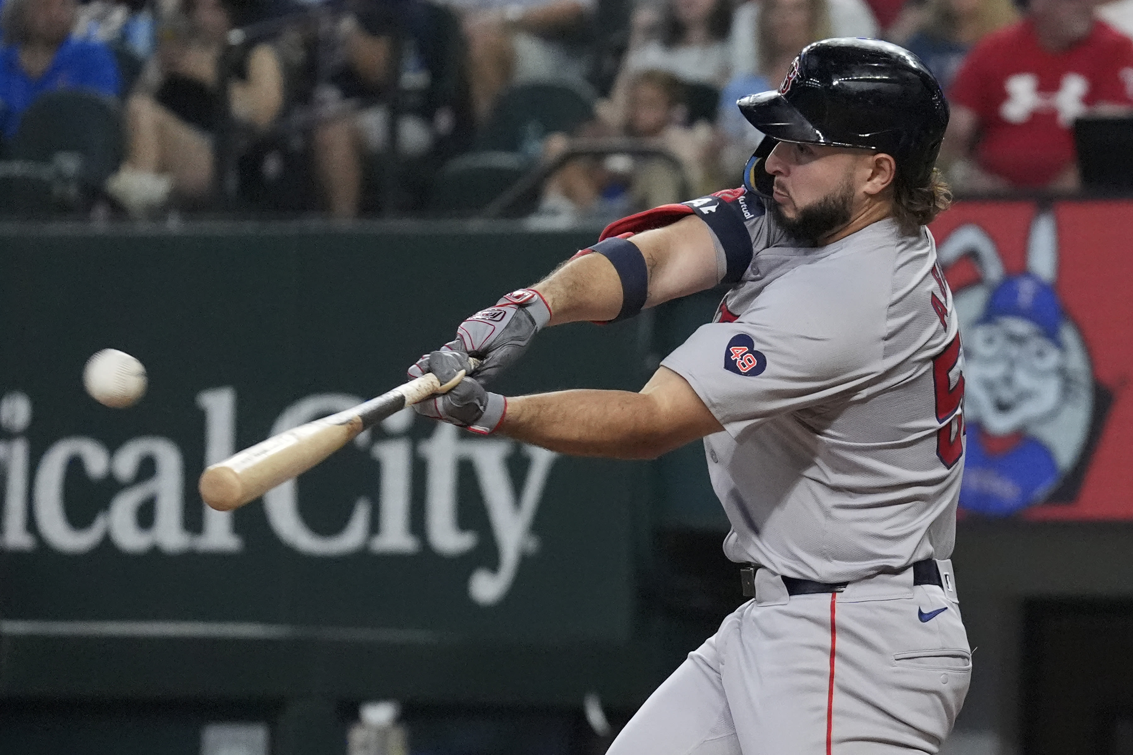 Boston's Wilyer Abreu lets the emotions flow in a 2-homer game a day after grandmother's death