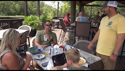 Packed to the gills, Outback Crabshack opens to the public in the same spot as the original eatery