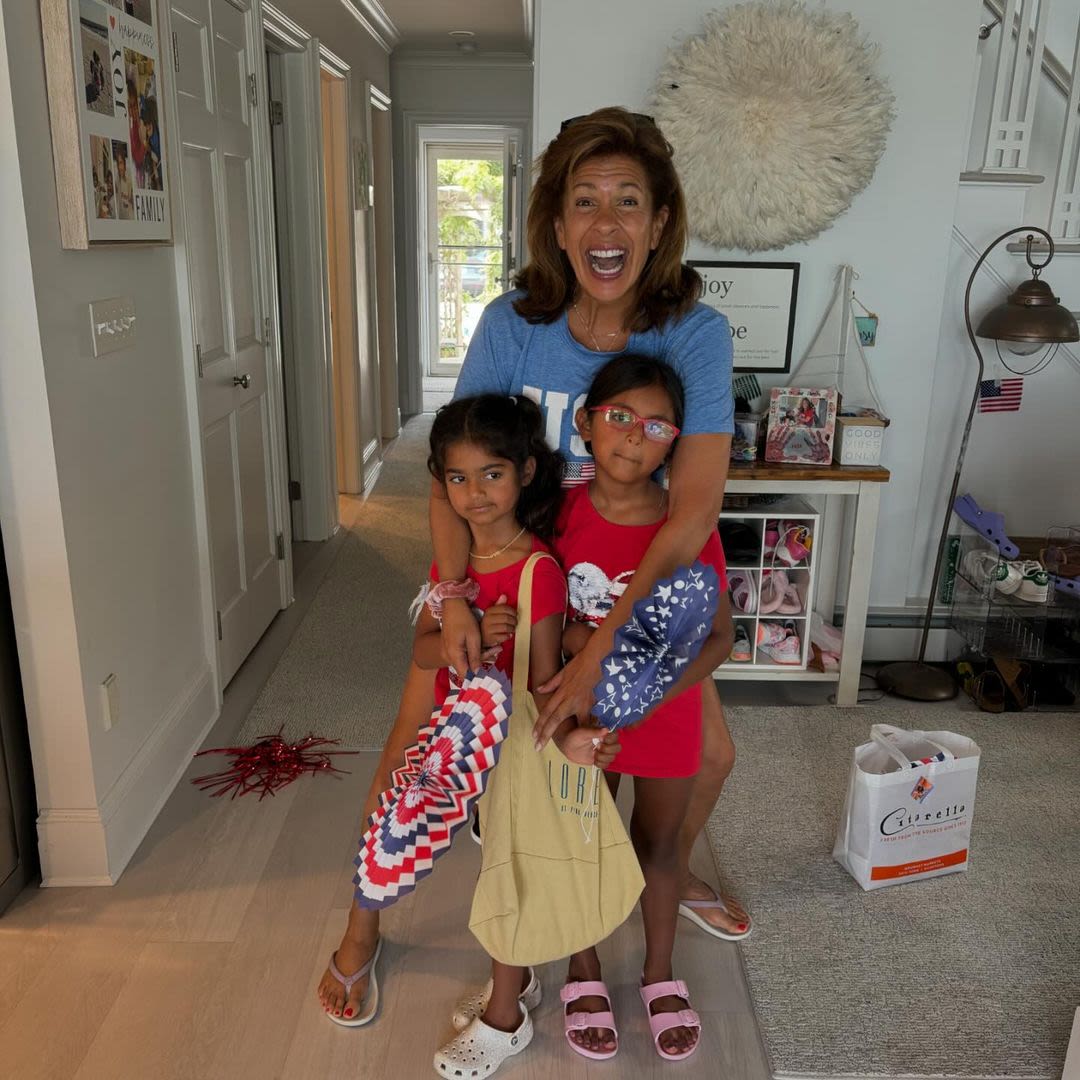 Hoda Kotb Shares Glimpse Into Her Home With Daughters Haley and Hope During 4th of July Celebration