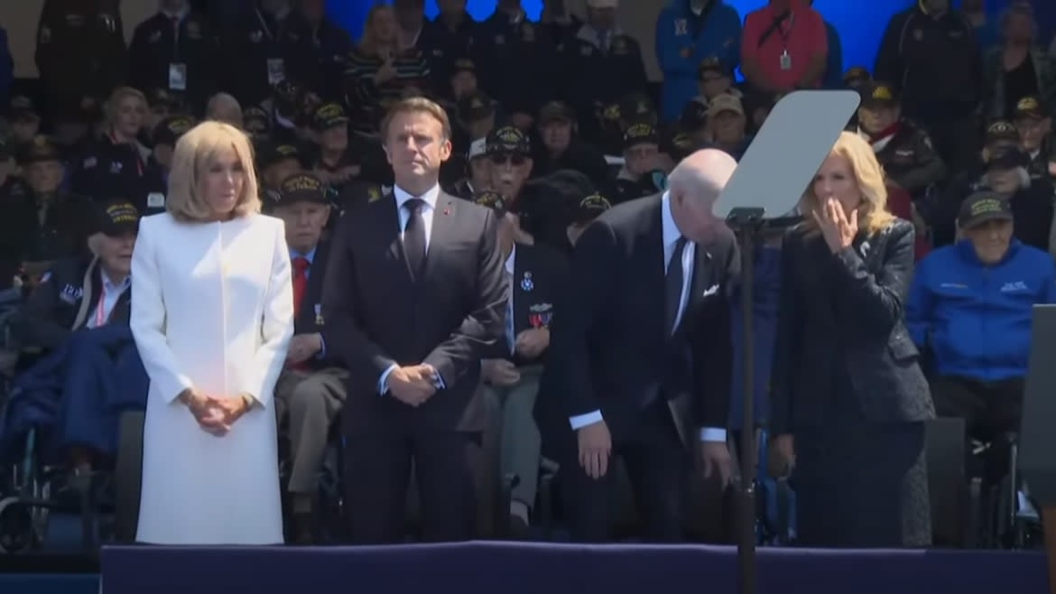 Right-Wingers Claim Biden Pooped Himself at D-Day Ceremony Because Everything’s So Dumb