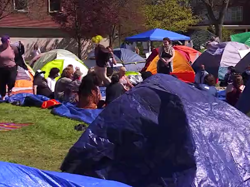 Syracuse University protestors refuse to move after school asks them to relocate because of upcoming graduation