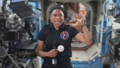 NASA astronaut gives tips to Baseball Hall of Fame from ISS (video)