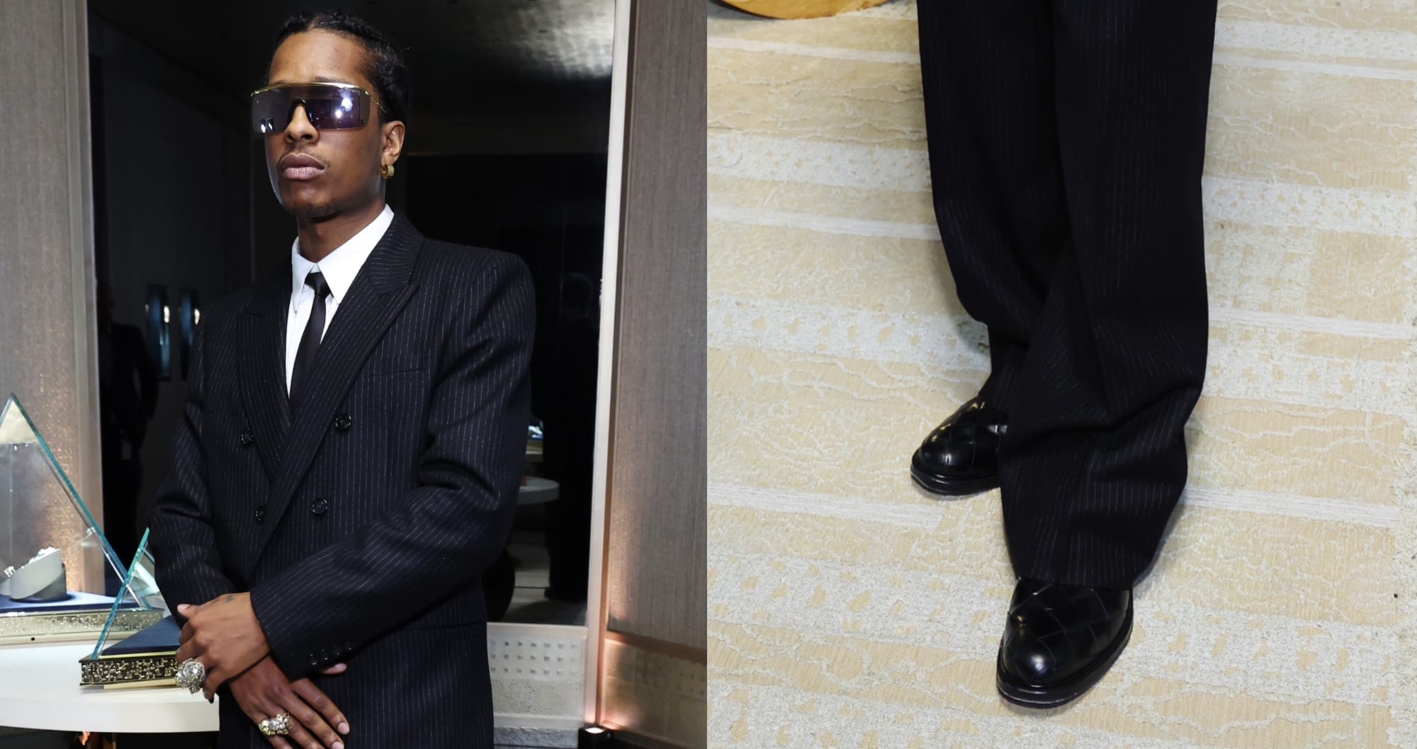 A$AP Rocky Cuts a Smooth Look in Black Oxfords at Tiffany & Co. Titan Collection Celebration