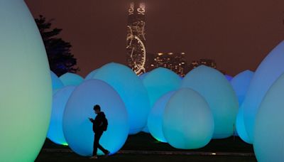 維港teamLab發光蛋｜200巨蛋金鐘添馬公園發光 開放前直擊