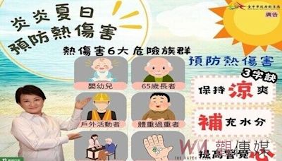 未來一周高溫恐達35°C 中市衛生局提供3招預防熱傷害 | 蕃新聞