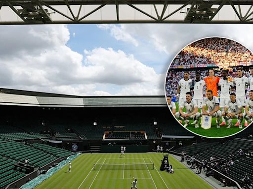 La insólita tensión entre Wimbledon y la Selección de Inglaterra por la transmisión de los partidos de la Eurocopa