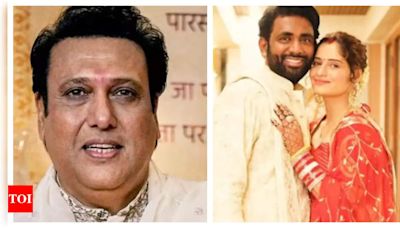 Govinda's niece Arti Singh and husband Dipak Chauhan visit the actor as he recovers from bullet injury; watch - Times of India