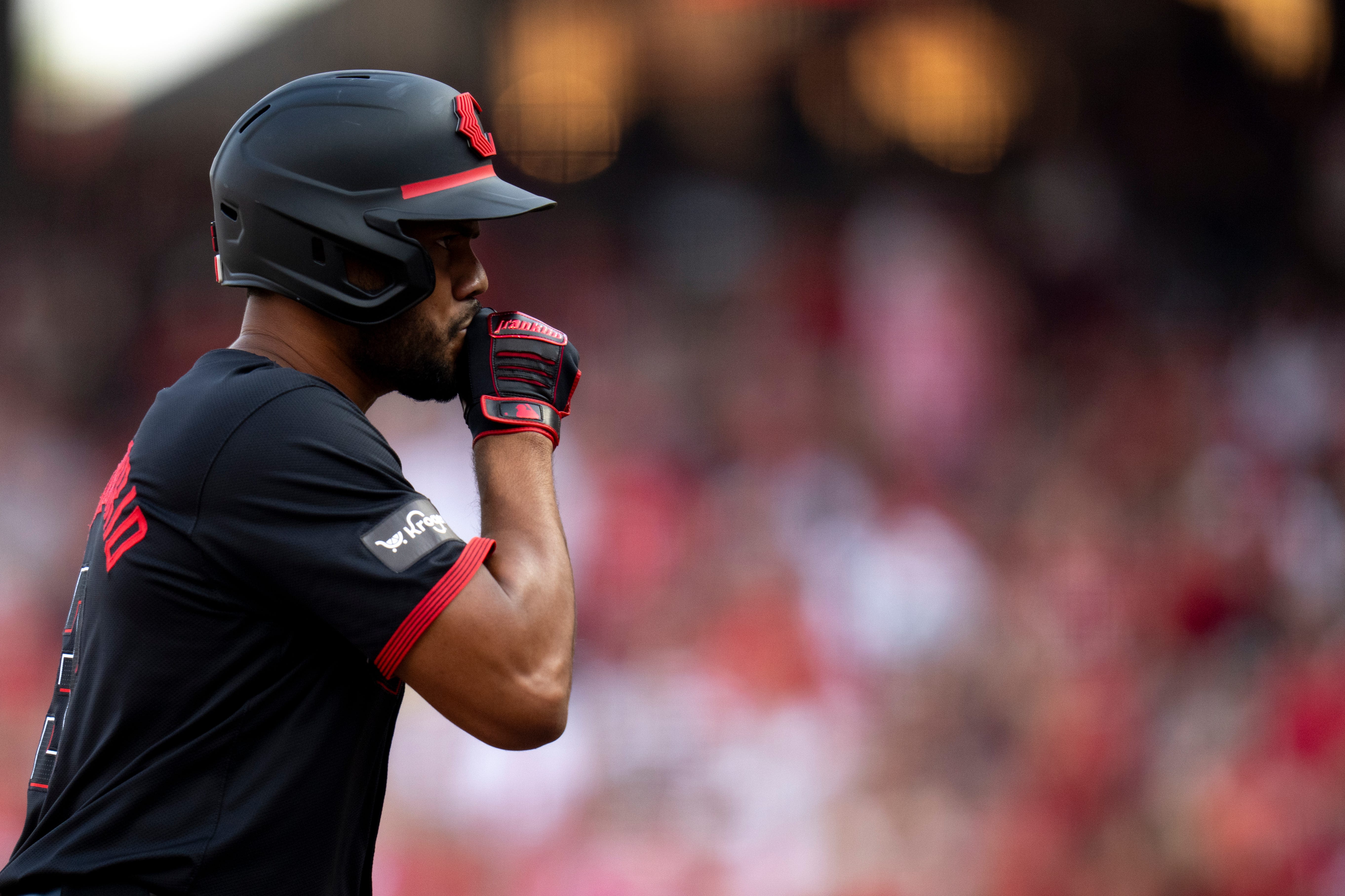 Jeimer Candelario's two homers and TJ Friedl's two-run bunt get the Reds a win over Boston