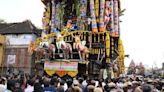 Ropes of Nellaiappar Temple car snaps during festival in Tirunelveli