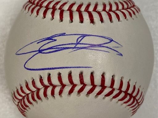 Elly De La Cruz Autographed Baseball
