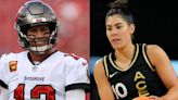 Kelsey Plum will 'absolutely' send a WNBA jersey back to Tom Brady after receiving a personalized gift from the QB