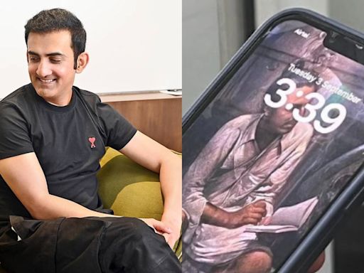 Team India Coach Gautam Gambhir Keeps Bhagat Singh's Wallpaper On His Phone As Picture Goes Viral