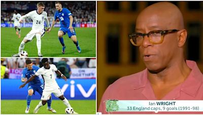 Ian Wright’s comments about Cole Palmer and Bukayo Saka after England 0-0 Slovenia cause a stir