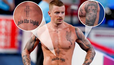 What Adam Peaty's tattoos mean from knuckle ink to tribute to TV chef's daughter