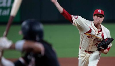 Kyle Gibson scuffled through a rain delay but the Cardinals bullpen blew up