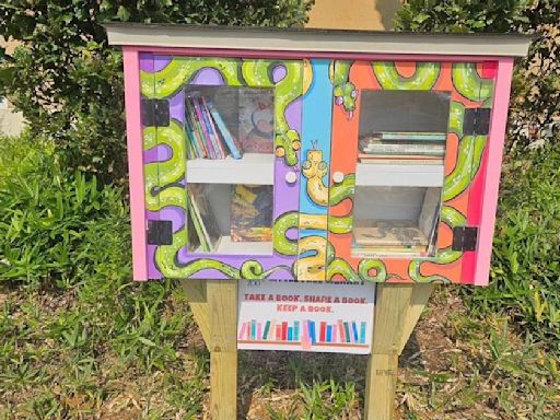 Mesker Park Zoo unveils 'Little Free Library' book exchange