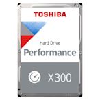 TOSHIBA【桌上型】X300 3.5吋 6TB 7200 RPM/256MB 內接式硬碟(HDWR460UZSVA)