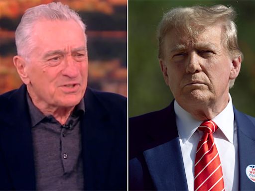 Watch 'The View' cut Robert De Niro's audio during profane Trump rant