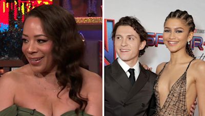 Selenis Leyva says she "didn't suspect anything" romantic between 'Spider-Man: Homecoming' co-stars Zendaya and Tom Holland: "They kept it under wraps"