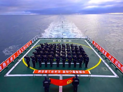 China’s Coast Guard claims to have entered the Arctic Ocean for the first time as it ramps up security ties with Russia