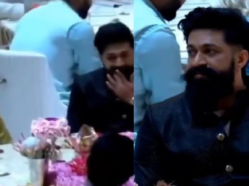 KGF star Yash snapped having a chat with Jawan director Atlee; a new film on cards? Watch VIRAL VIDEO