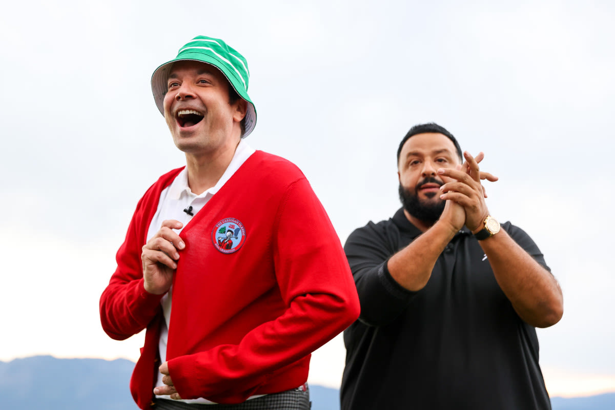 Jimmy Fallon Tees Off With Special Guest at 'Cardigan Classic'