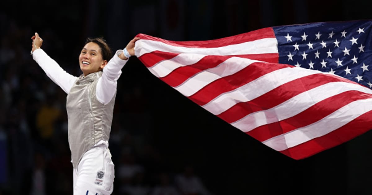 Paris 2024 Olympics: Fencer on fire Lee Kiefer matches Grand Palais grace with Olympic title defence